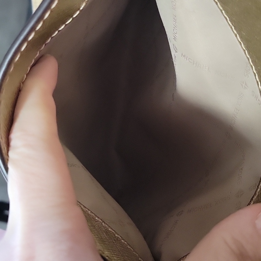 Michael Kors Metallic Gold Tote Bag - Picture 9 of 12